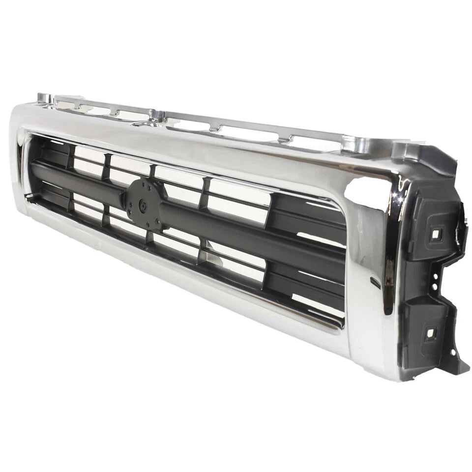 Front Grille & Headlight Bezels Chrome For 1992-1995 Toyota Pickup 4WD