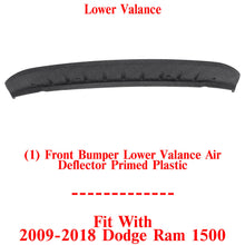 Load image into Gallery viewer, Front Lower Valance Primed For 2011-2016 Ram 1500 2009-2010 Dodge Ram 1500