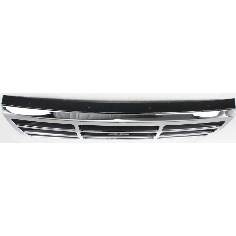 Front Grille Chrome + Headlight &Corner Lamps + Bezels For 1992-97 Ford F-Series