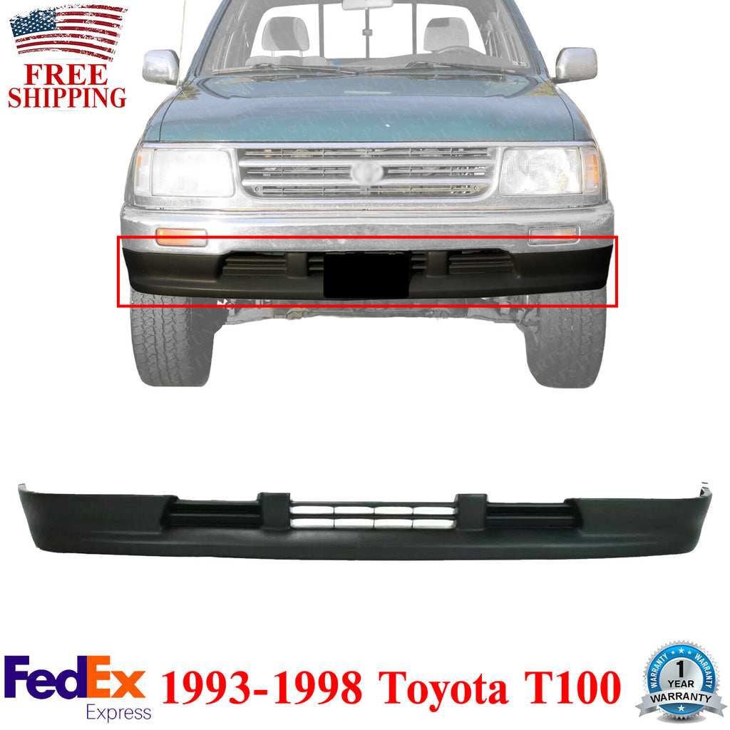 Front Textured Bumper Lower Valance Panel Textured For 1993-1998 Toyota T100