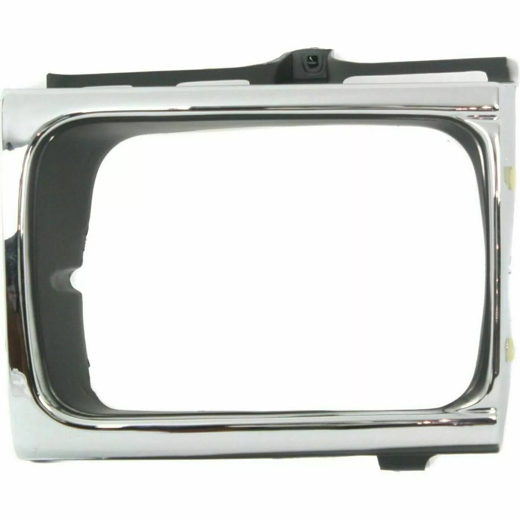 Front Grille & Headlight Bezels Chrome For 1992-1995 Toyota Pickup 4WD
