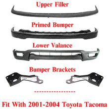 Load image into Gallery viewer, Front Bumper Primed + Filler + Valance + Brackets For 2001-2004 Toyota Tacoma