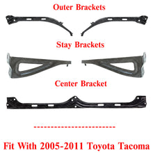 Load image into Gallery viewer, Front Bumper Outer + Centre + Stay Brackets For 2005-2011 Toyota Tacoma
