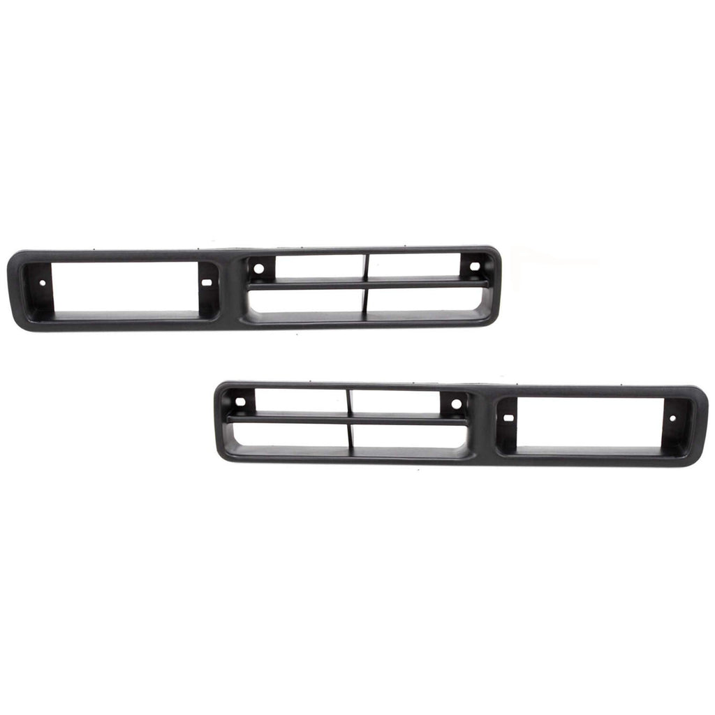 Front Fog Light Trim Left & Right For 1995-1997 Nissan Pickup 1993-95 Pathfinder