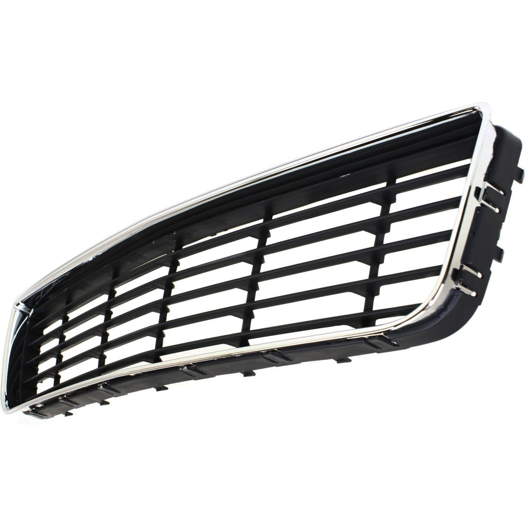 Front Bumper Grille Chrome Shell with Gray Insert For 2006-2011 Chevrolet Impala