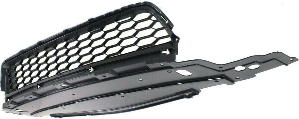 Front Bumper Lower Grille + Fog Light Covers Primed For 2013-2015 Honda Accord
