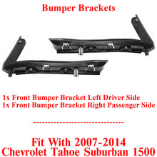 Load image into Gallery viewer, Front Bumper Brackets For 2007-2014 Chevrolet Tahoe Suburban 1500