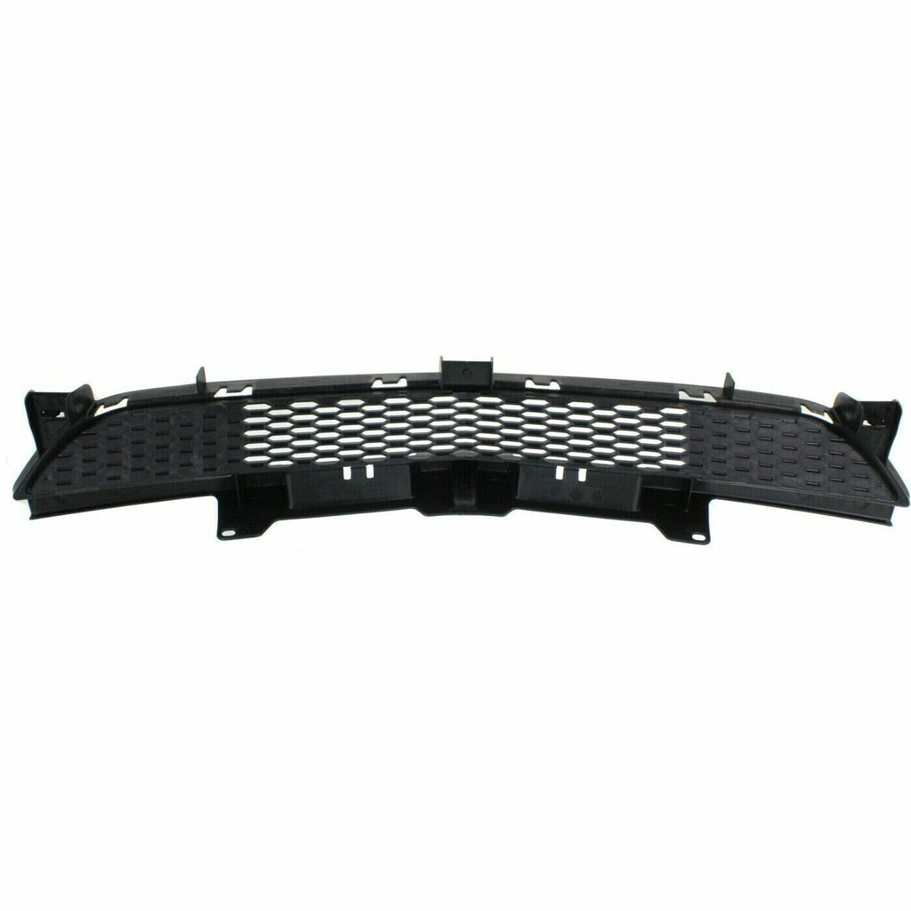 Front Bumper Upper & Lower Grille Textured Plastic For 2011-2014 Dodge Charger