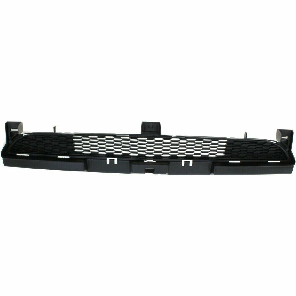 Front Bumper Upper & Lower Grille Textured Plastic For 2011-2014 Dodge Charger