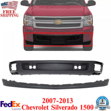 Load image into Gallery viewer, Front Bumper Lower Valance + Extension Textured For 2007-13 Chevy Silverado 1500