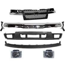Load image into Gallery viewer, Front Chrome Bumper Kit + Fog Lights For 2004-2012 Chevy Colorado