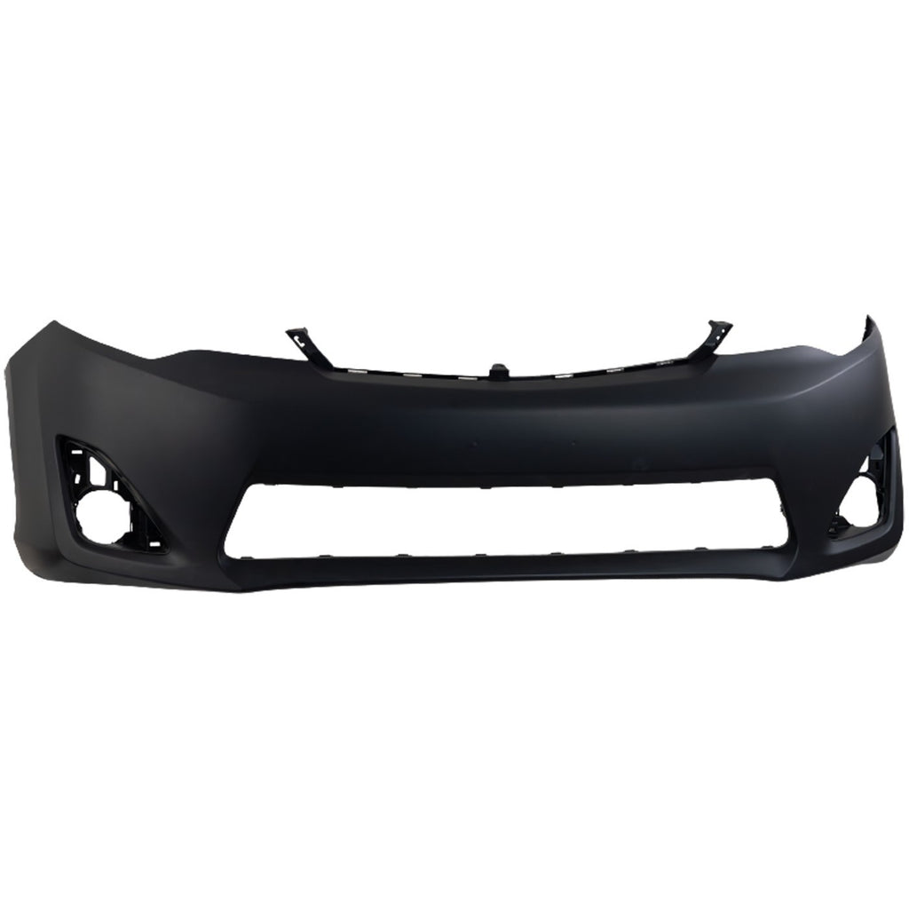 Front Bumper Cover Primed For 2012-2014 Toyota Camry L LE XLE Hybrid TO1000378