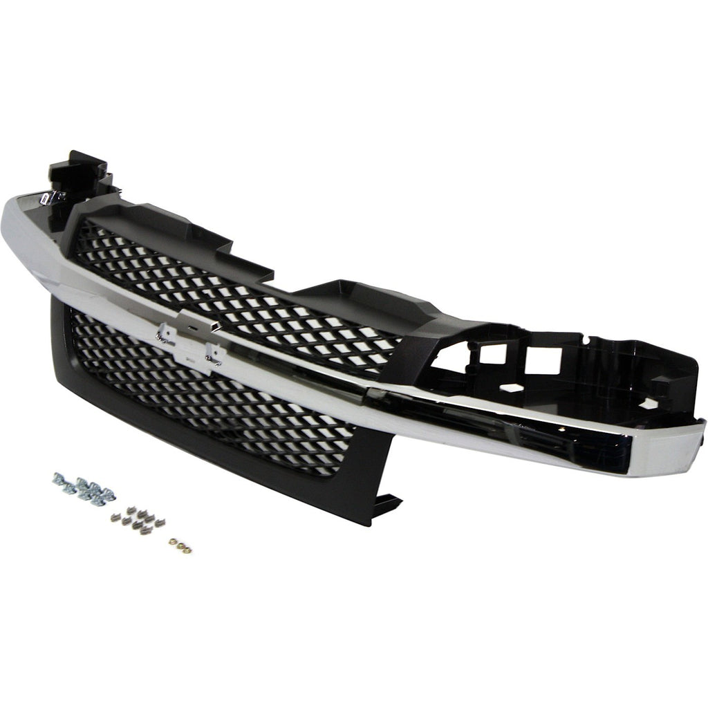 Front Chrome Bumper Kit + Fog Lights For 2004-2012 Chevy Colorado