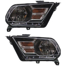 Load image into Gallery viewer, Front Headlights Set For 2010-2014 Ford Mustang