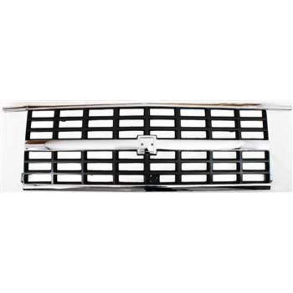 Front Chrome Grill For 1989-1991 Chevrolet Blazer Suburban R/V