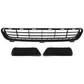 Front Bumper Grille Assembly + Fog Covers For 2007-2009 Toyota Camry
