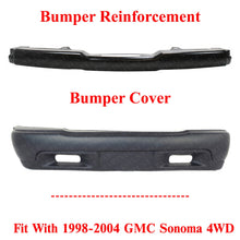 Load image into Gallery viewer, Front Bumper ReinForcement Steel Kit For GMC Sonoma 1998-2004 4WD