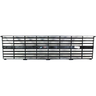 Grille For 1983-1984 Chevrolet K30 83-84 K10 Suburban Silver Shell and Insert