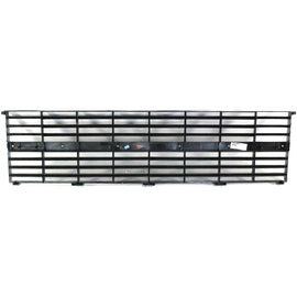 Grille For 1983-1984 Chevrolet K30 83-84 K10 Suburban Silver Shell and Insert