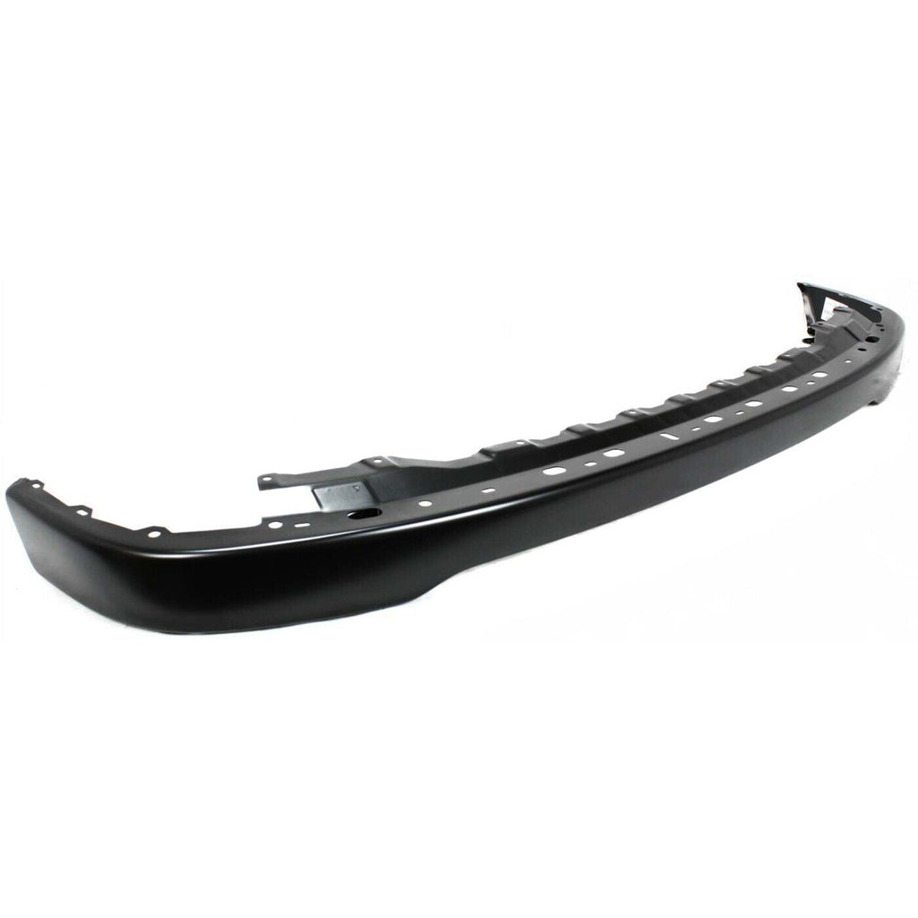 Front Chrome Grille + Black Primed Bumper + Lower Valance + Reinforcement + Headlights + Bumper Brackets for 2001–2004 Toyota Tacoma 4WD