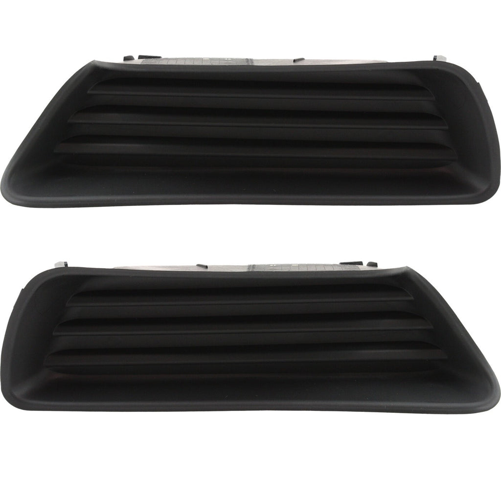 Front Bumper Grille Assembly + Fog Covers For 2007-2009 Toyota Camry