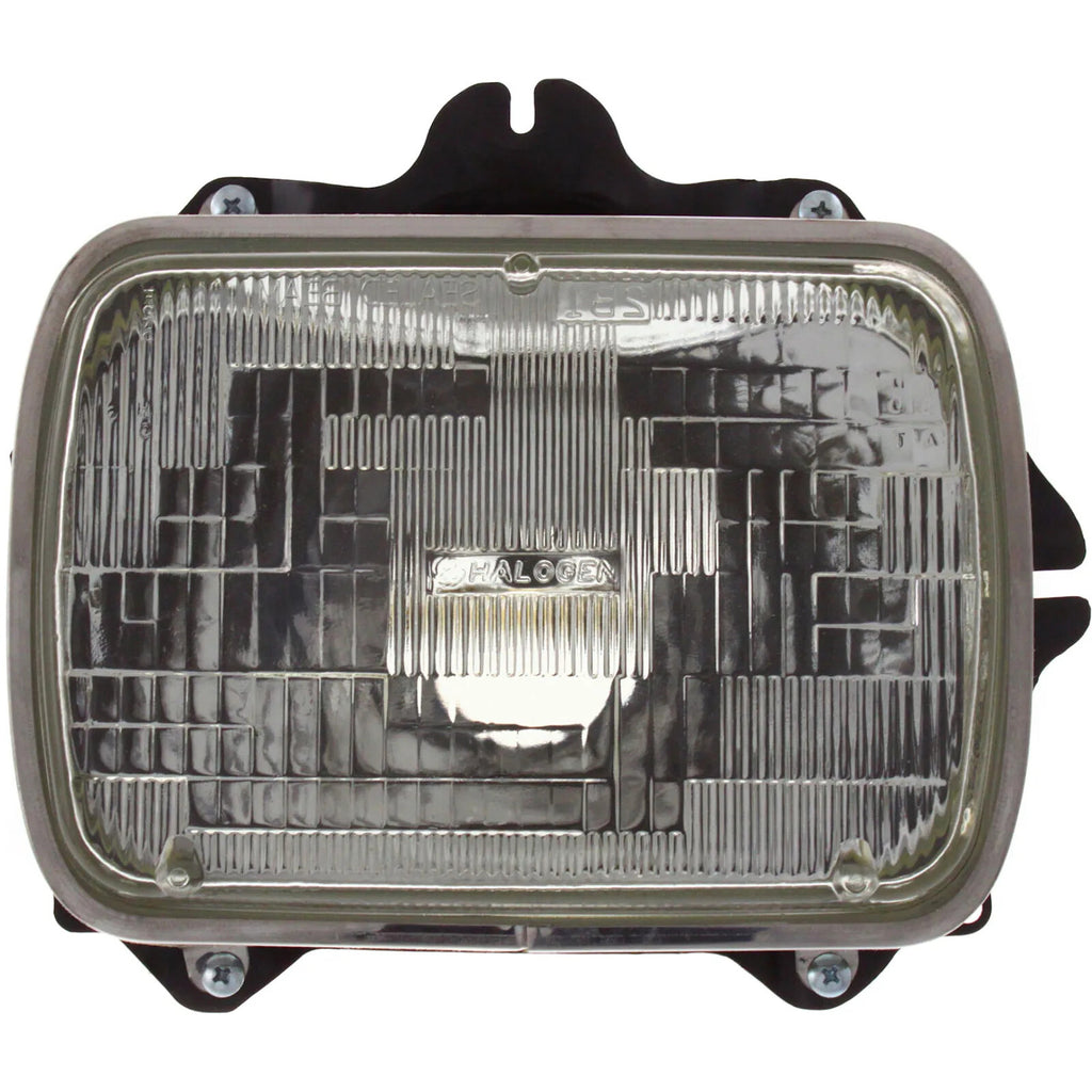 Bumper and Headlight Kit For 1992-1995 Toyota Pickup Front 4WD Chrome Steel