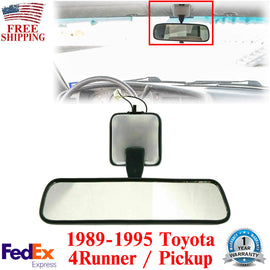 Inside Rear View Mirror with Light For 1989-1995 Toyota 4Runner / Pickup
