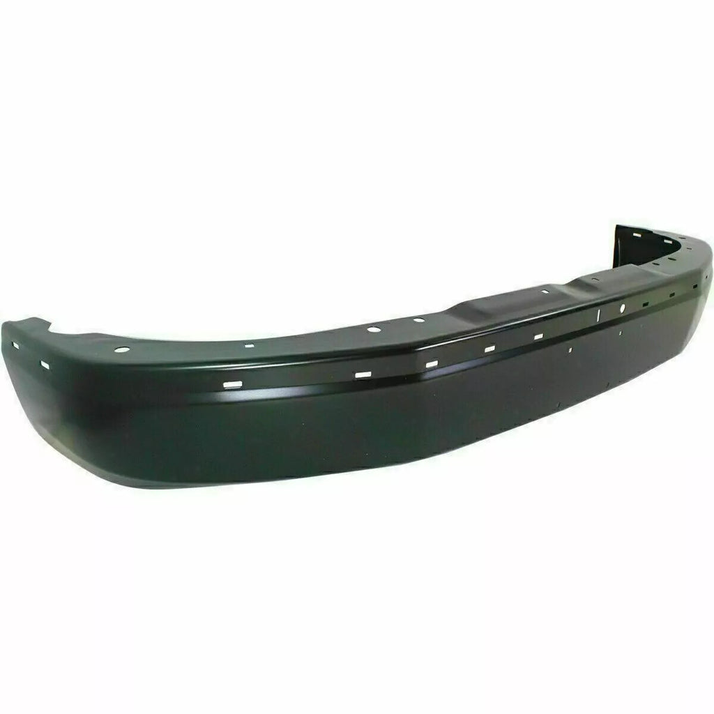 Front Bumper Primed Steel + Upper Cover For 03-23 Chevy Express / GMC Savana Van
