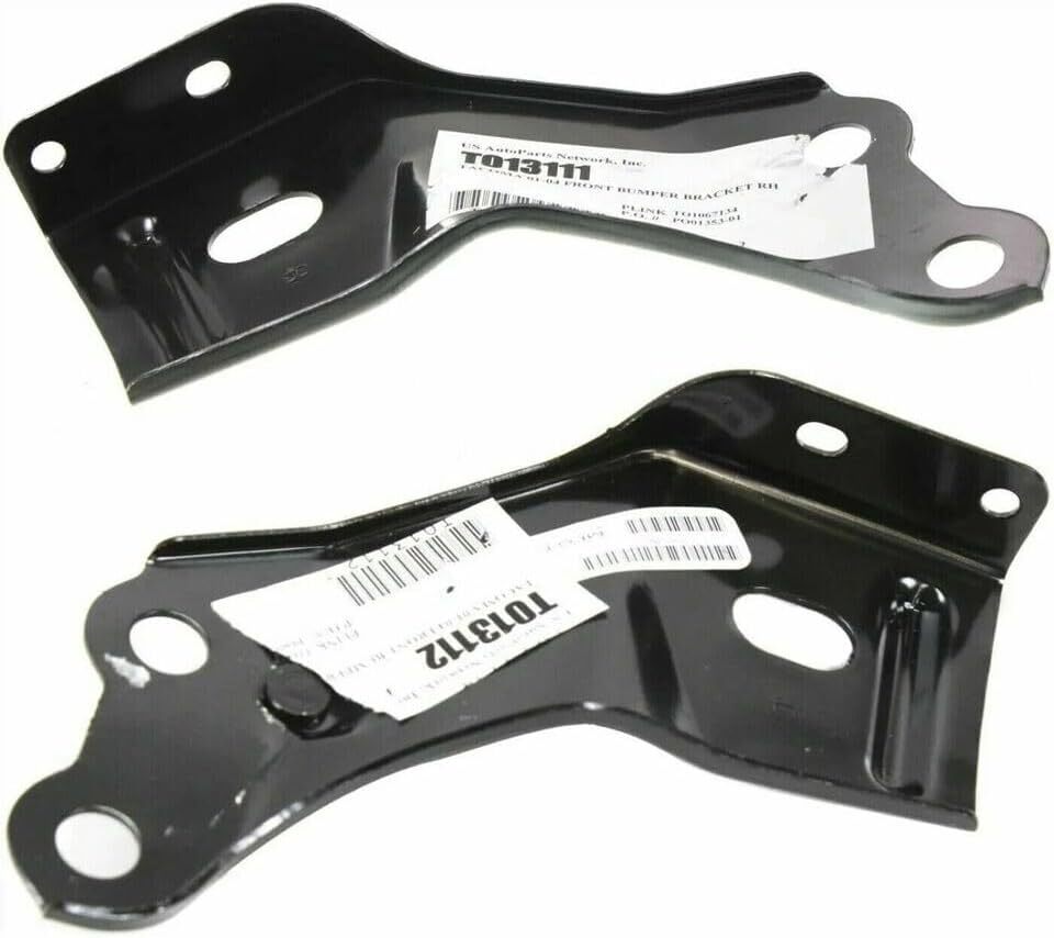 Front Bumper Chrome Kit with Brackets & Retainer Set For 2001-2004 Toyota Tacoma