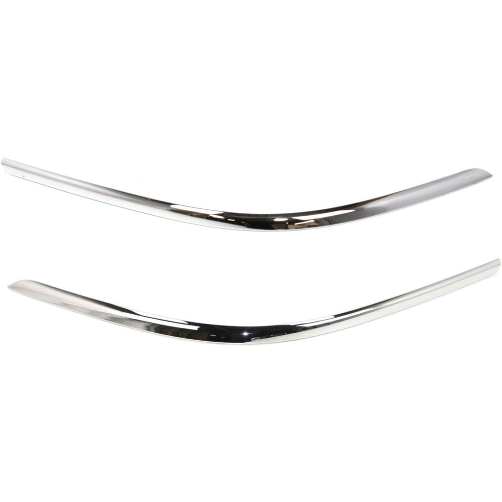 Bumper Trim Set For 2003-2011 Lincoln Town Car Front Driver and Passenger Side