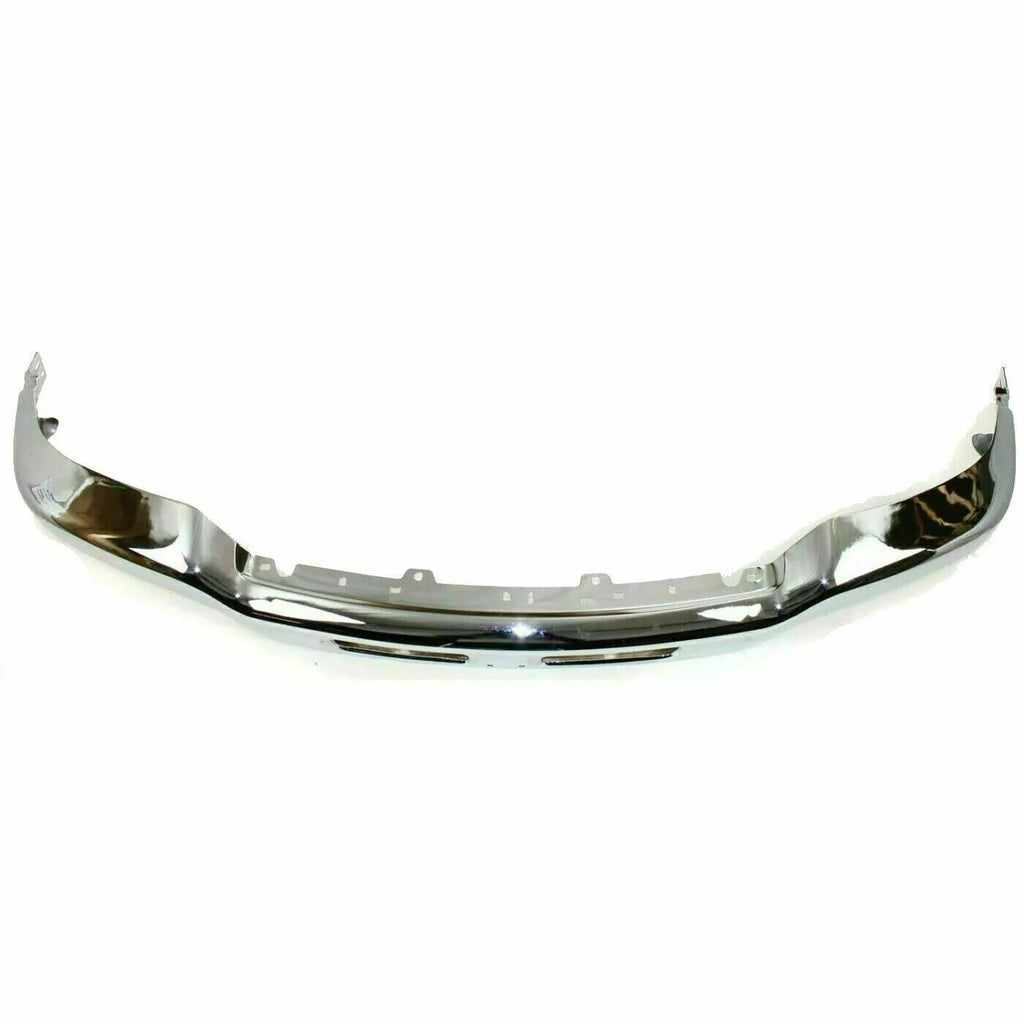 Front Chrome Steel Bumper w/ Brackets + Valance For 2003-07 GMC Sierra 1500-3500