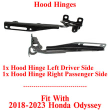 Load image into Gallery viewer, NEW Hood Hinges Left Driver and Right Passenger Side For 2018-2023 Honda Odyssey