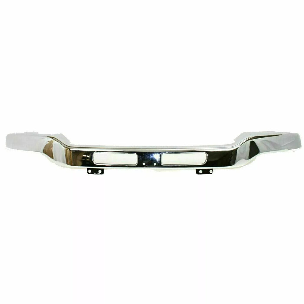Front Chrome Steel Bumper w/ Brackets + Valance For 2003-07 GMC Sierra 1500-3500