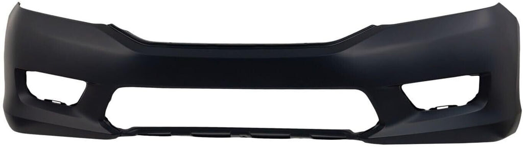 Front Bumper Cover Primed + Upper & Lower Grill For 2013-2015 Honda Accord Sedan