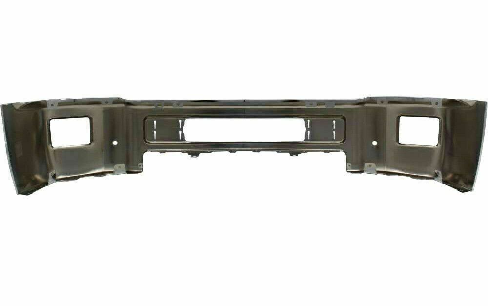 Front Bumper Chrome + Lower  Valance For 2015-19 Chevrolet Silverado 2500HD 3500