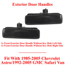 Load image into Gallery viewer, Front Exterior Door Handle LH+RH For 1985-2005 Chevrolet Astro GMC Safari Van