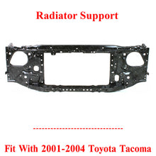 Load image into Gallery viewer, NEW Radiator Support Black Steel For 2001-2004 Toyota Tacoma TO1225230