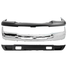 Load image into Gallery viewer, Front Bumper Chrome Steel Kit For 2003-2006 Avalanche &amp; Chevrolet Silverado 1500
