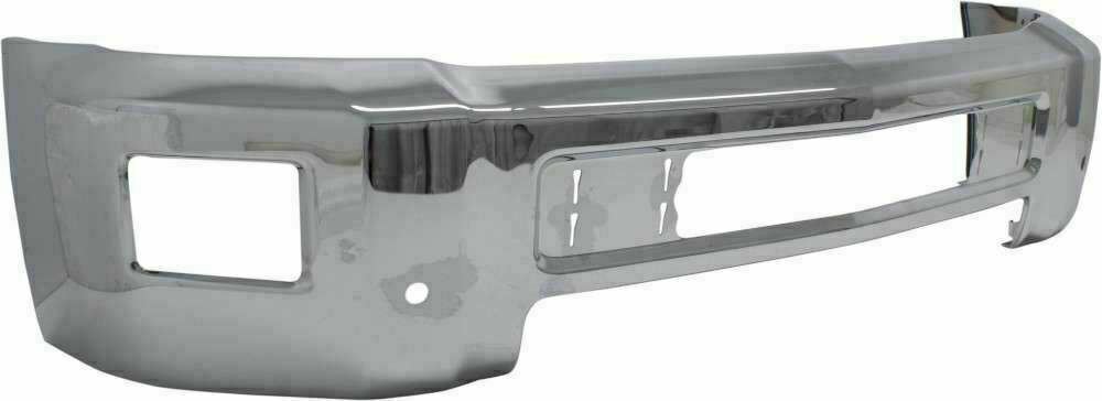 Front Bumper Chrome + Lower  Valance For 2015-19 Chevrolet Silverado 2500HD 3500