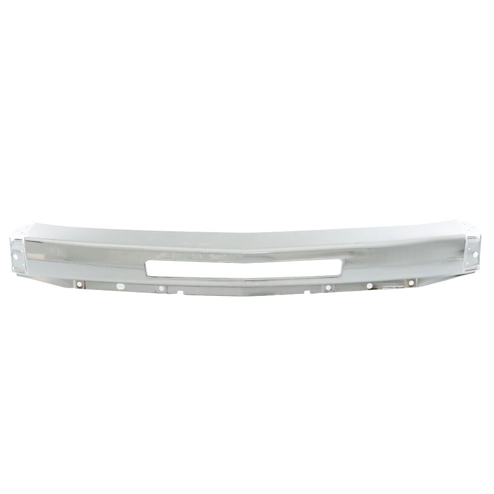 Front Bumper Chrome Steel Kit + Grille & Molding For 07-10 Silverado 2500HD 3500