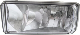 Front Bumper Chrome End Caps + Fog Lights For 07-10 Chevy Silverado 2500HD 3500