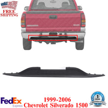 Load image into Gallery viewer, Rear Bumper Step Pad Black For 1999-2006 Chevrolet Silverado 1500
