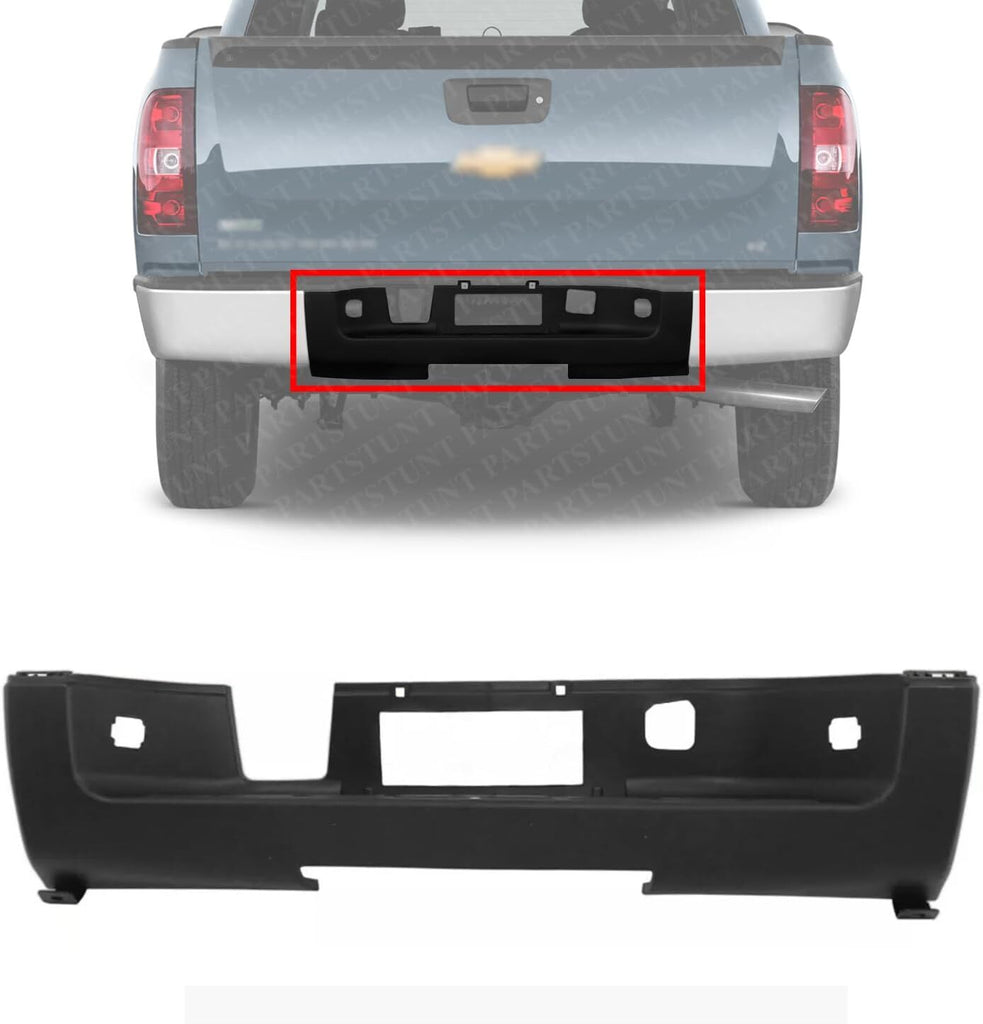 Rear Bumper Step Pad For 2007-2013 Silverado & Sierra 1500 / 07-14 2500HD 3500