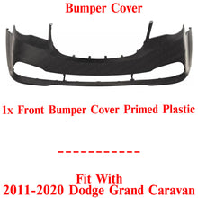 Load image into Gallery viewer, Front Bumper Cover Primed For 2011-2020 Dodge Grand Caravan