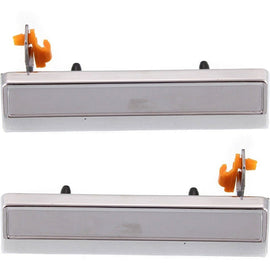 Exterior Door Handle For 82-94 Chevrolet S10 80-90 Caprice Set of 2 Front Chrome