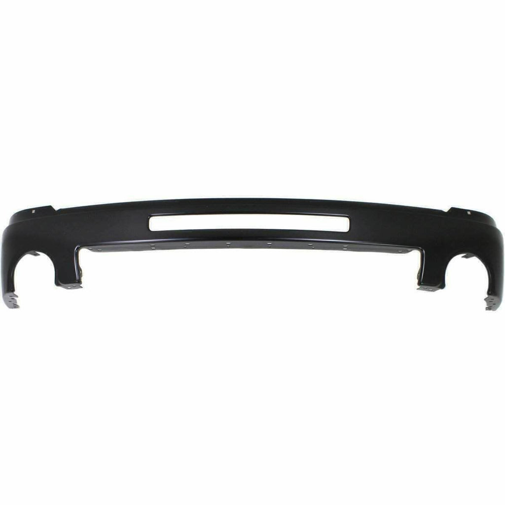 Front Bumper Primed + Lower Valance + Extension For 2007-2013 GMC Sierra 1500