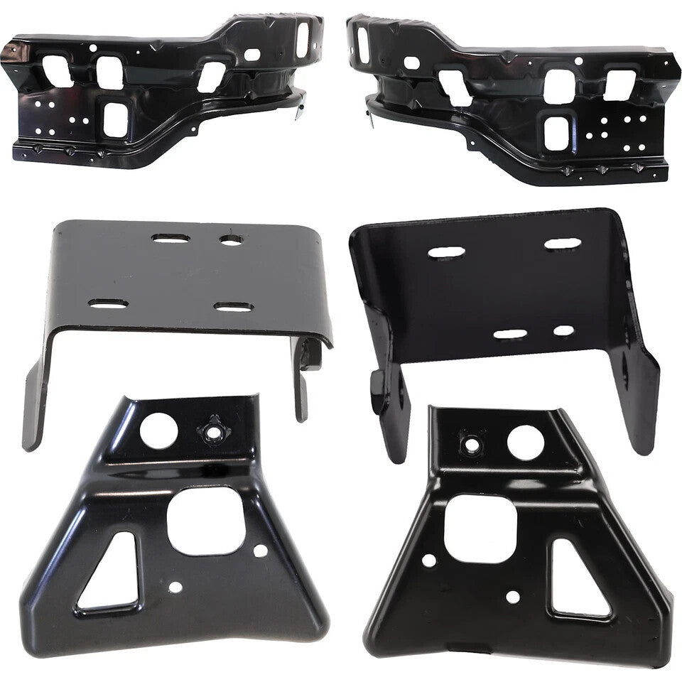 Front Bumper Kit + Brackets Set For 2011-2014 Chevrolet Silverado 2500HD 3500HD