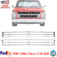 Grille Assembly w/ molding holes & emblem provision For 1985-1986 Chevy C10 K20