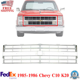 Grille Assembly w/ molding holes & emblem provision For 1985-1986 Chevy C10 K20