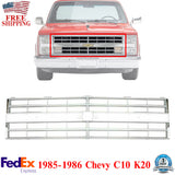 Grille Assembly w/ molding holes & emblem provision For 1985-1986 Chevy C10 K20